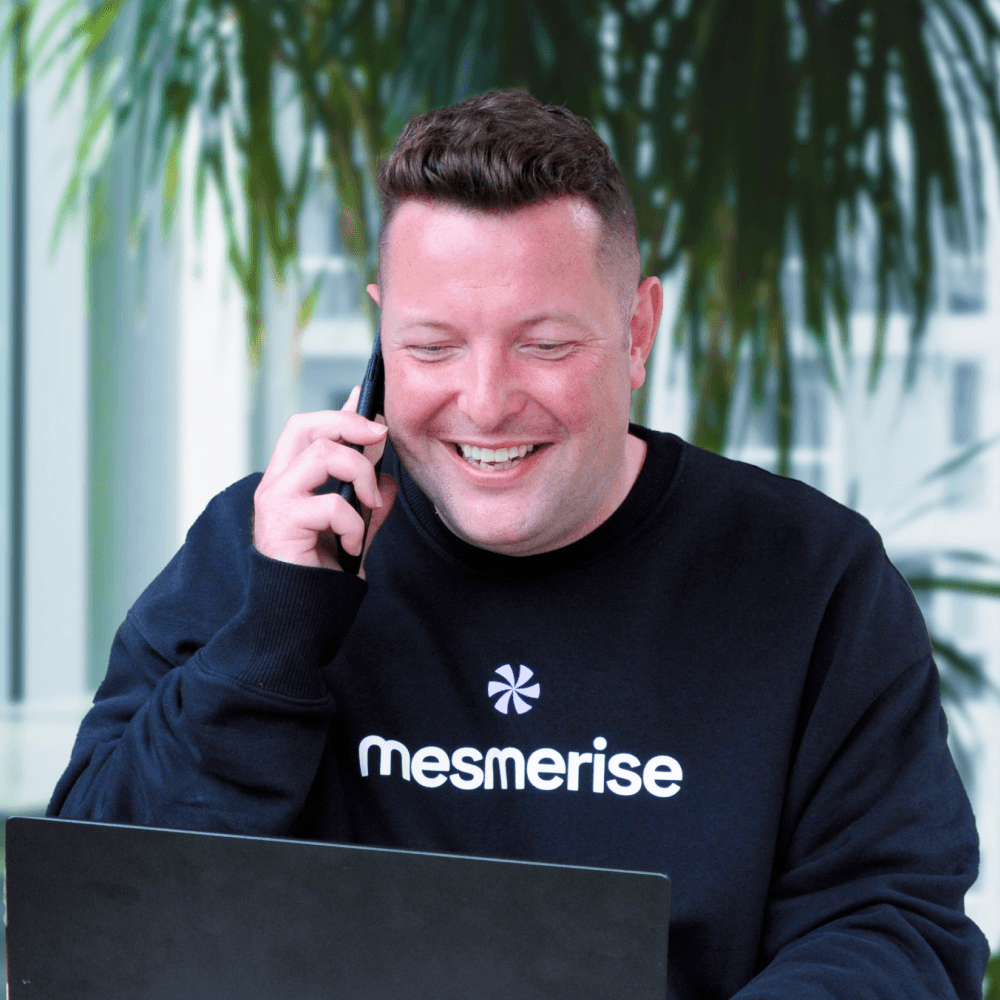 Sam, co-founder of Mesmerise Marketing