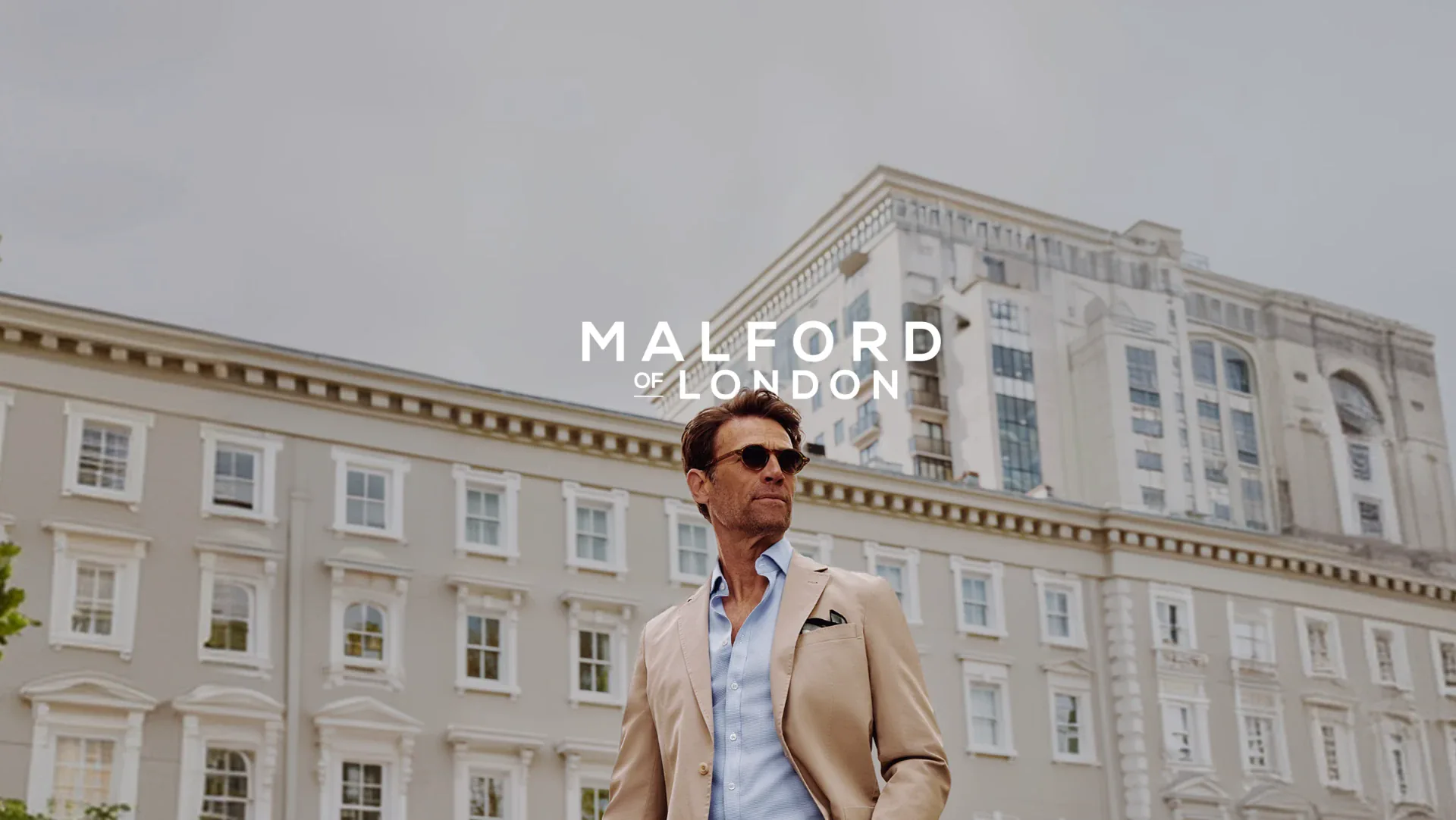 Malford of London tailoring campaign in a period Chelsea street.